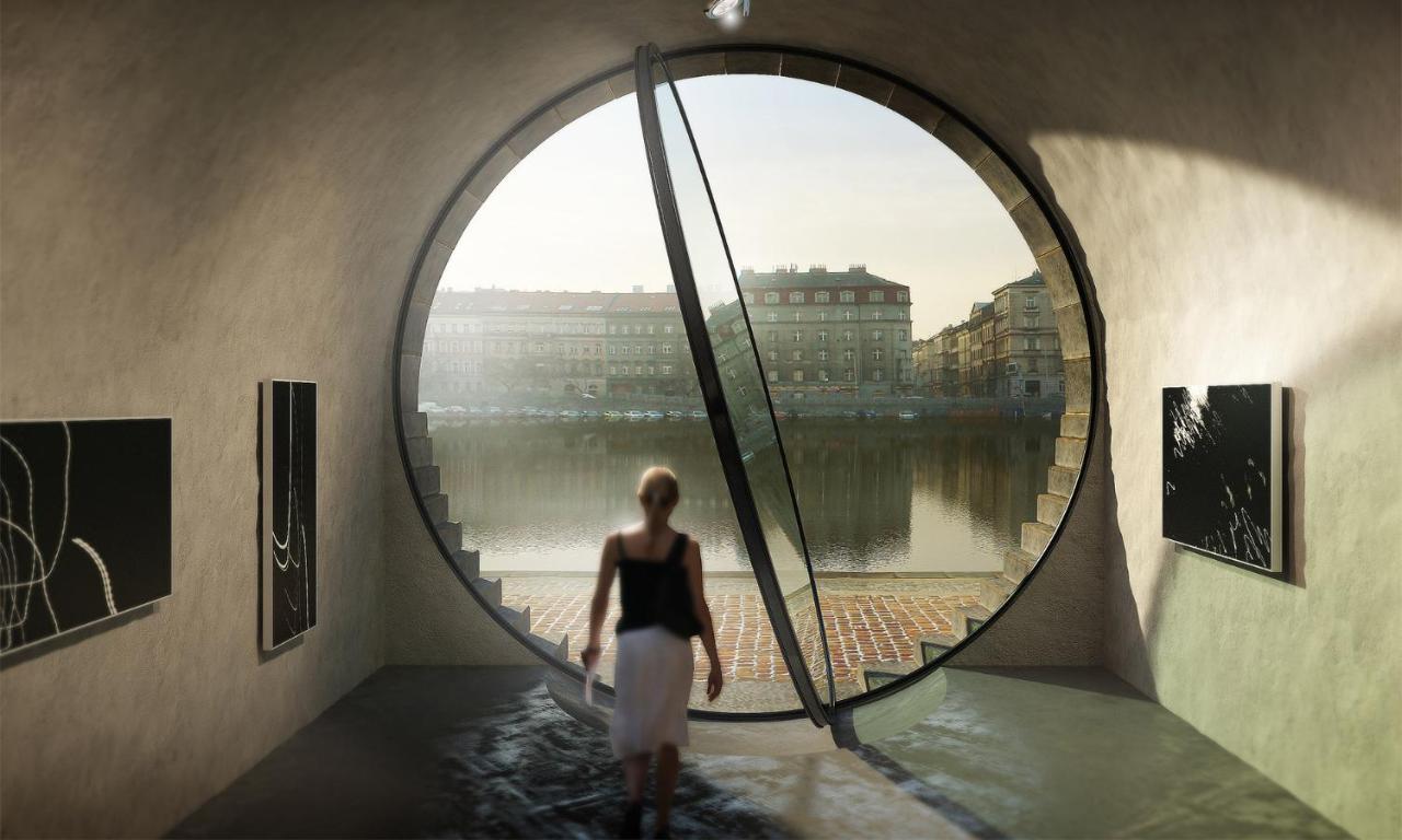 Andel Apartment With Terrace Prag Exteriör bild