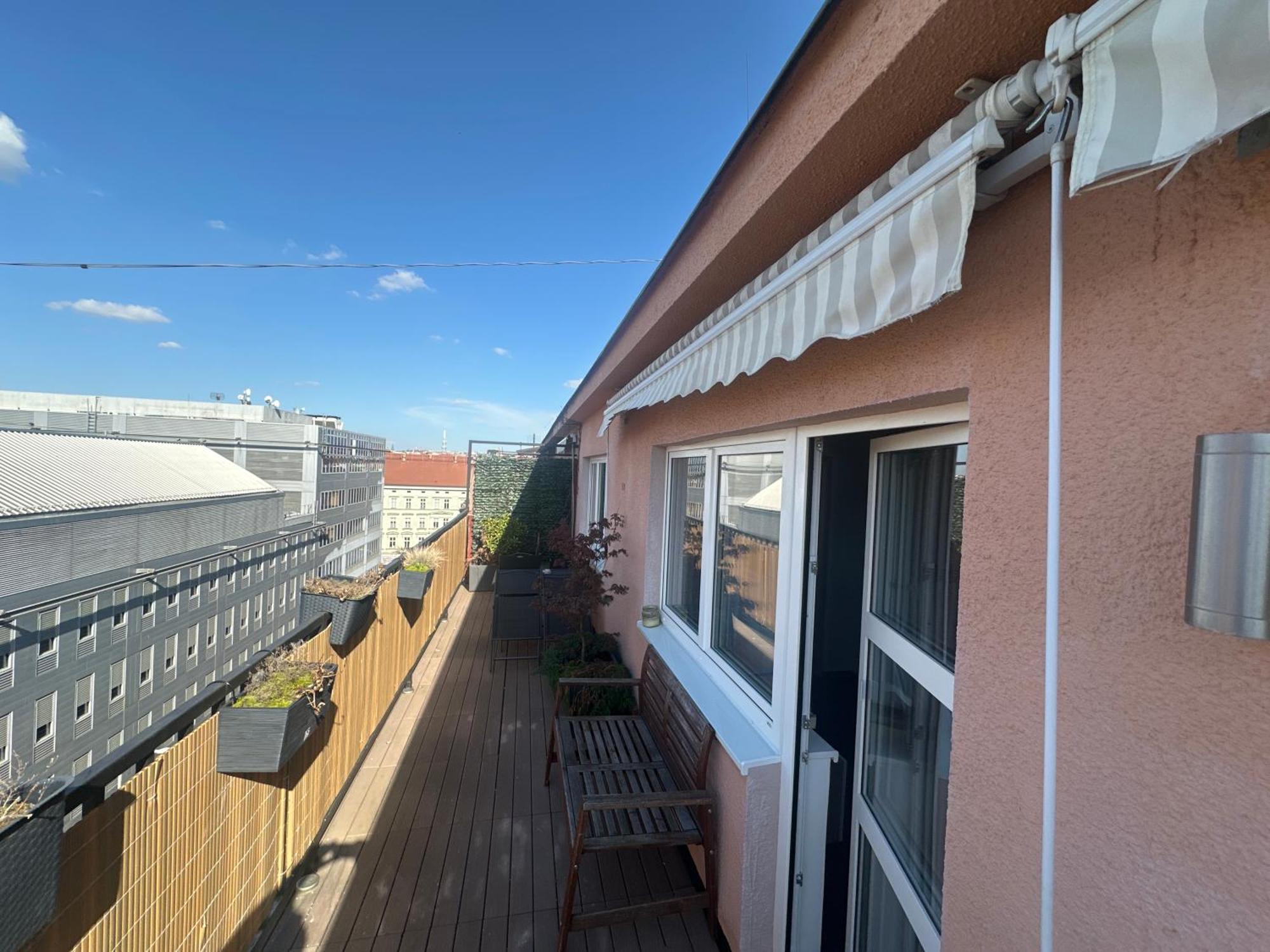 Andel Apartment With Terrace Prag Exteriör bild
